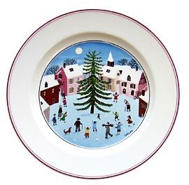 Naif Christmas Salad Plate