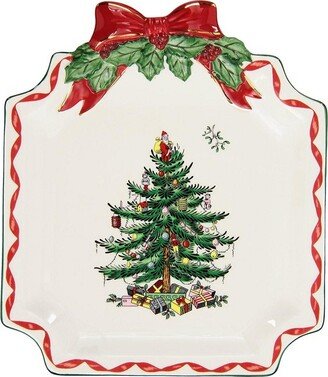 Christmas Tree Ribbons Collection Canape Plate