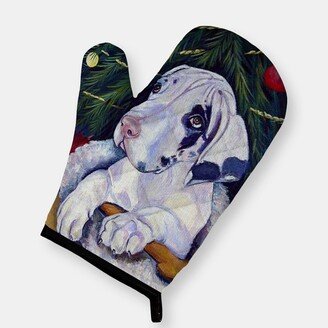 Christmas Tree with Harlequin Great Dane Oven Mitt 7172OVMT