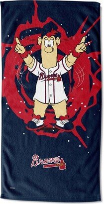 30x60 MLB Atlanta Braves Mascot Printed Beach Towel