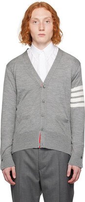 Gray 4-Bar Cardigan-AF