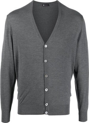 Button-Down Knit Cardigan-AA