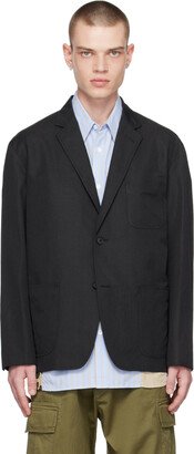 Black Single-Breasted Blazer