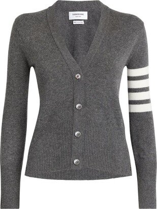 Cashmere 4-Bar Cardigan-AB