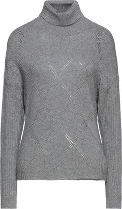 N.O.W. ANDREA ROSATI CASHMERE Turtleneck Grey