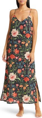 Floral Cotton Nightgown