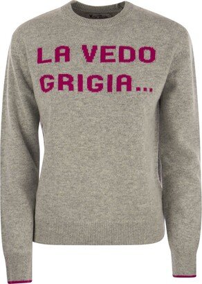 La Vedo Grigia Crewneck Jumper