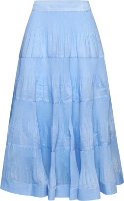 Pleated Midi Skirt-AW