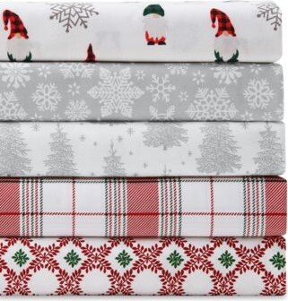 Sanders Holiday Printed Microfiber Sheet Sets