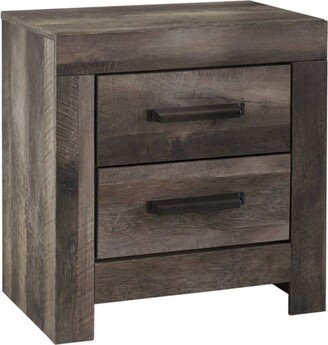 Wynnlow Two Drawer Nightstand Gray