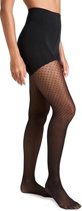 Control Dots Tights (Black) Hose