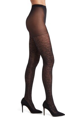 Jacquard Animal Texture Tights