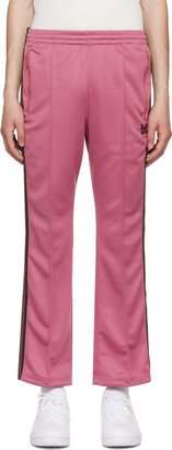 Pink Pinched Seams Track Pants