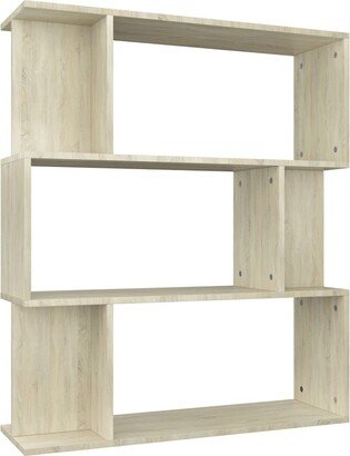 Book Cabinet/Room Divider Sonoma Oak 31.5