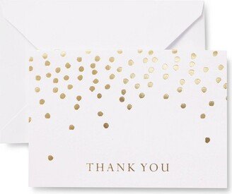 24ct Gold Dots Thank You Cards - Mara-Mi