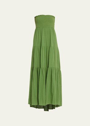 Mckinney Strapless Tiered Maxi Dress