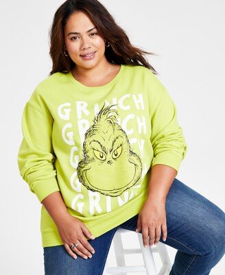 Trendy Plus Size The Grinch Crewneck Sweatshirt