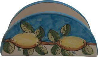 Italian Ceramic Napkin Holder Lemon-AA