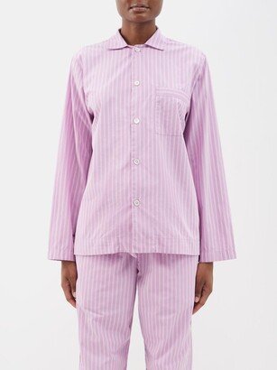 Striped Organic-cotton Pyjama Top-AC