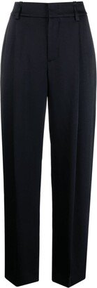 Box-Pleat High-Waisted Trousers