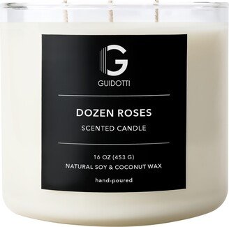 Guidotti Candle Dozen Roses Scented Candle, 3-Wick, 16 oz