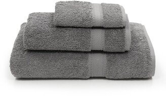 Sinemis Terry 3-Piece Towel Set - Dark Grey