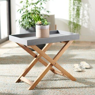 Outdoor Alten Removable Tray Top Side Table - 21.6