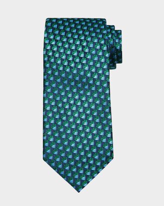 Men's Radish Jacquard Silk Tie