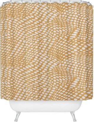 Dune Dots 3 Shower Curtain