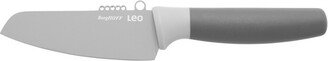 Leo 4.25 Stainless Steel Vegetable Knife with Zester, Gray