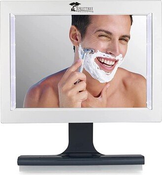 ToiletTree Products Original LED Fogless Shower Shaving Mirror with Squeegee Great for Makeup, Grooming, Bathroom