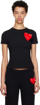 Black Inflatable Heart T-Shirt