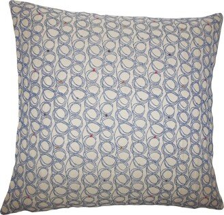 Ladarius Geometric Euro Sham Blueberry