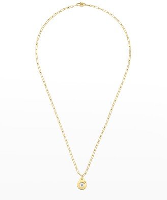 Yellow Gold R10 Menot Diamond Pendant Necklace