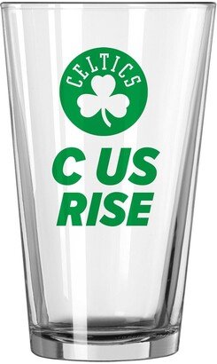 Boston Celtics 16 oz Team Slogan Pint Glass