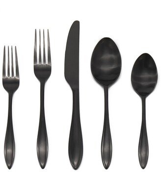 18/10 Rara Matte Black 20Pc Flatware Set