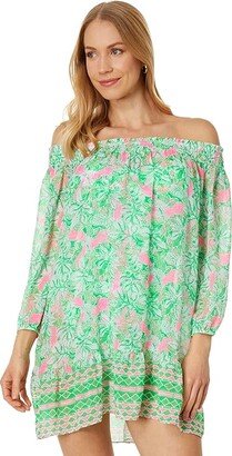 Maribeth Cover-Up (Botanical Green Just Wing It Engineered Coverup) Women's Swimwear