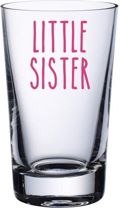 Little Sister - Vinyl Sticker Decal Transfer Label For Glasses, Mugs. Birthday Gift Bag, Box, Celebrate, New Baby, Sibling, Baby Shower