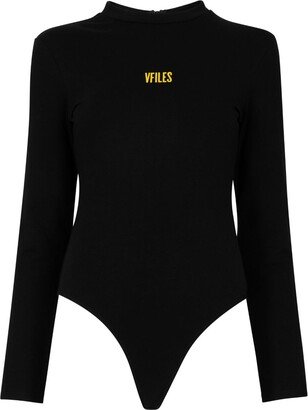 VFILES Logo-Tape Long-Sleeve Bodysuit