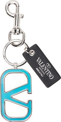 Silver VLogo Keychain