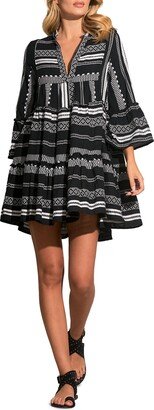 Cotton Cover-Up Babydoll Minidress