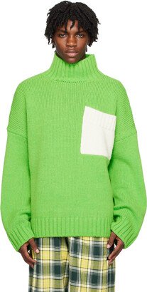 Green Patch Turtleneck