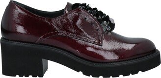 DONNA SOFT Lace-up Shoes Deep Purple