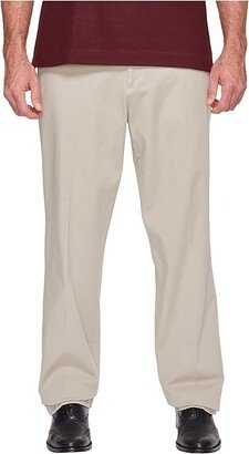 Big Tall Classic Fit Workday Khaki Smart 360 Flex Pants (Safari Beige) Men's Clothing