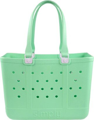 Simply Southern Simply Tote In Lime