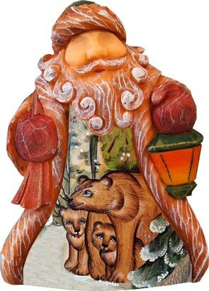 G.DeBrekht Bear Family Tiny Tale Santa Figurine