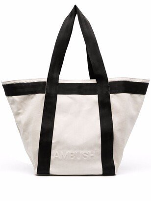 Medium Logo-Embossed Tote Bag