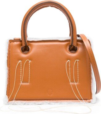 DENTRO mini Otto leather tote bag