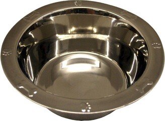 Embossed Regular Stainless Steel Bowl 1 qt