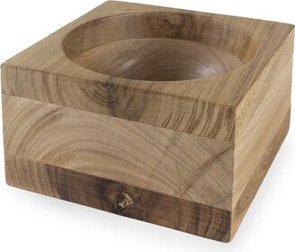 Modernist Wood Bowl